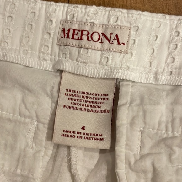 Pair of White Merona Shorts - Picture 8 of 8
